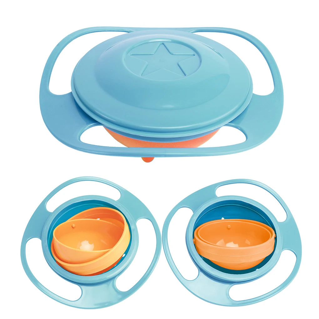 360 degree Gyro Bowl for feeding Baby Kids