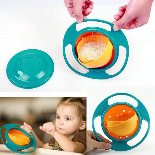 360 degree Gyro Bowl for feeding Baby Kids
